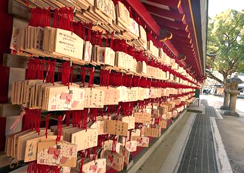 太宰府天満宮への奉納の様子